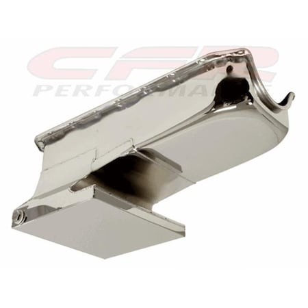 Cfr Performance CFR HZ-7480-C 1962-67 Chevy II & Nova 1958-79 Small Block 283-305-327-350-400 Drag Racing Oil Pan - Chrome HZ-7480-C